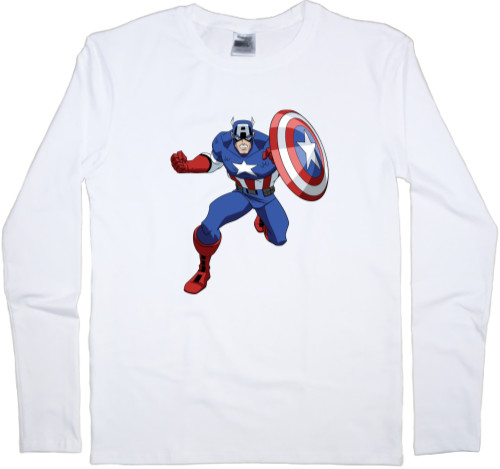 Kids' Longsleeve Shirt - Captain America 13 - Mfest