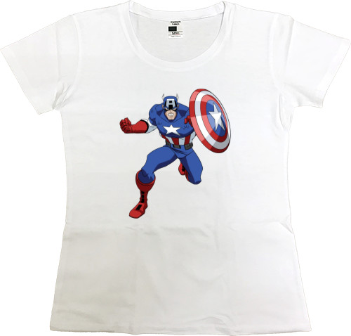 Women's Premium T-Shirt - Captain America 13 - Mfest