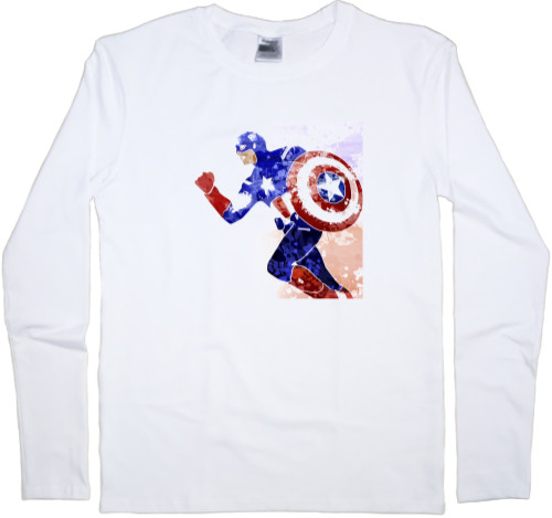 Men's Longsleeve Shirt - Captain America 11 - Mfest