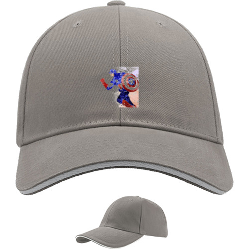 Sandwich Baseball Cap - Captain America 11 - Mfest