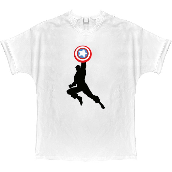 T-shirt Oversize - Captain America 10 - Mfest