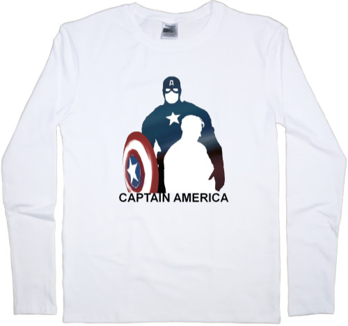 Men's Longsleeve Shirt - Captain America 9 - Mfest