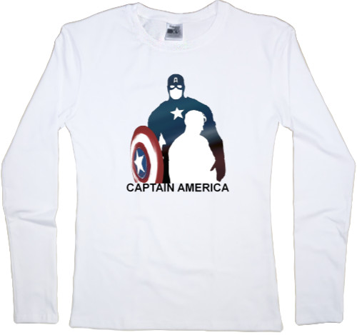 Women's Longsleeve Shirt - Captain America 9 - Mfest