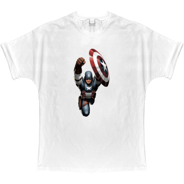 T-shirt Oversize - Captain America 8 - Mfest