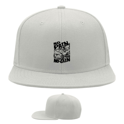 Snapback Baseball Cap - Нет боли нет достижения - Mfest