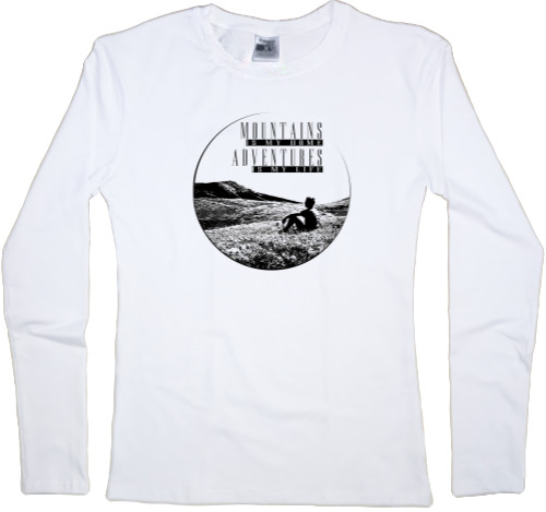 Women's Longsleeve Shirt - Горы - мой дом - Mfest