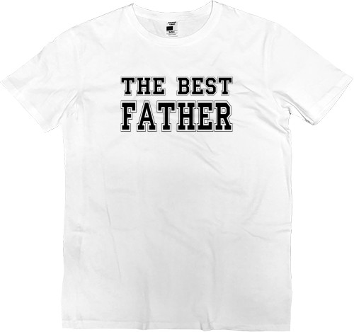 Футболка Преміум Чоловіча - The best father 3 - Mfest