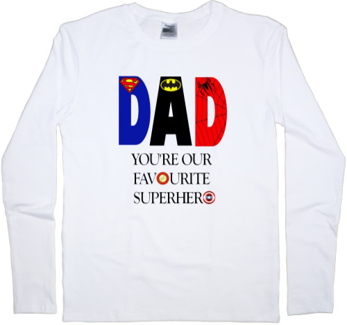 Лонгслив Мужской - Super Dad - Mfest