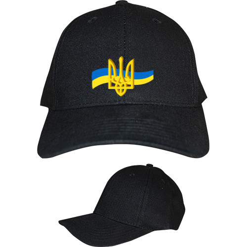 Kids' Baseball Cap 6-panel - Флаг Украины и Герб - Mfest