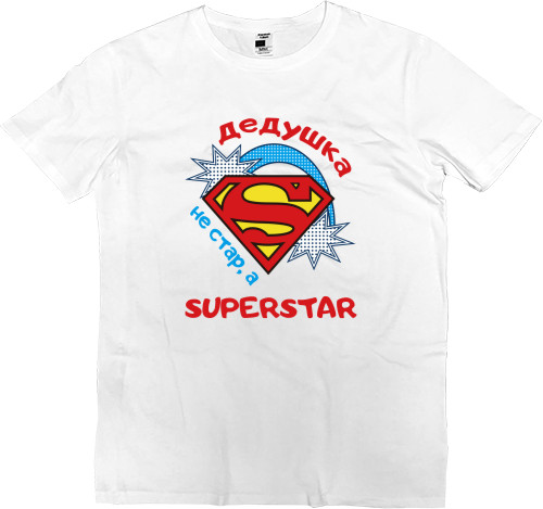 Men’s Premium T-Shirt - Дедушка Superstar - Mfest