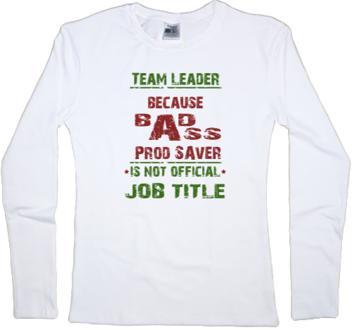 Women's Longsleeve Shirt - Team leader - Mfest