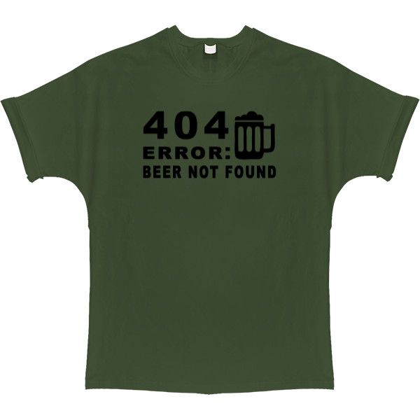 T-shirt Oversize - Programmer error beer - Mfest