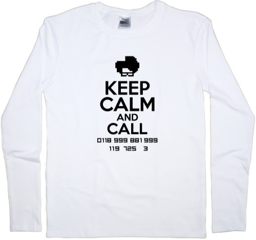 Футболка з Довгим Рукавом Дитяча - Keep calm and call programmer - Mfest