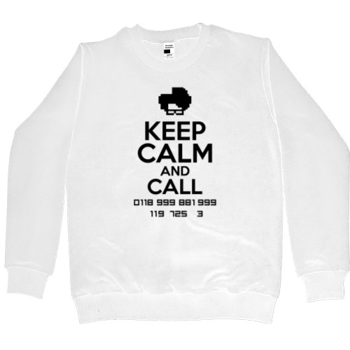 Світшот Преміум Чоловічий - Keep calm and call programmer - Mfest