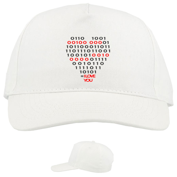 Baseball Caps - 5 panel - I love you code - Mfest