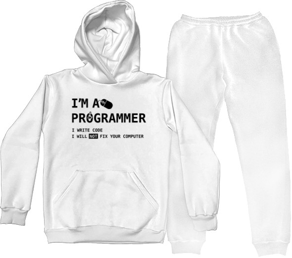 Sports suit for women - I am a programmer - Mfest