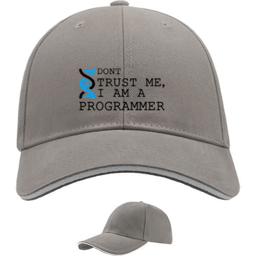 Sandwich Baseball Cap - Dont trast me i am programmer - Mfest