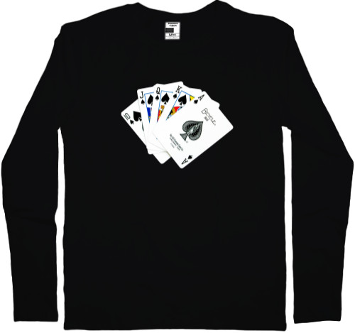 Men's Longsleeve Shirt - Royal flush - Mfest