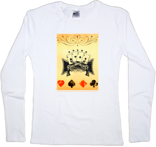 Women's Longsleeve Shirt - Poker - Mfest