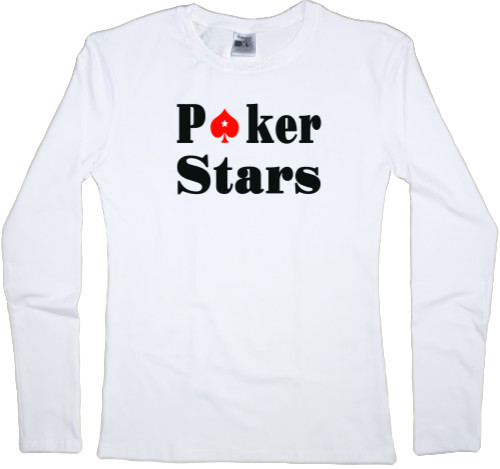 Women's Longsleeve Shirt - Poker stars - Mfest