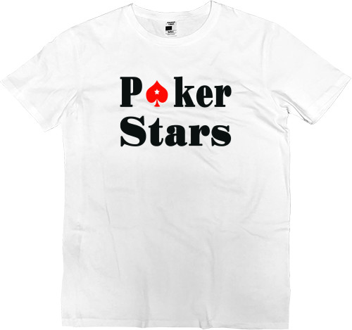 Футболка Премиум Мужская - Poker stars - Mfest