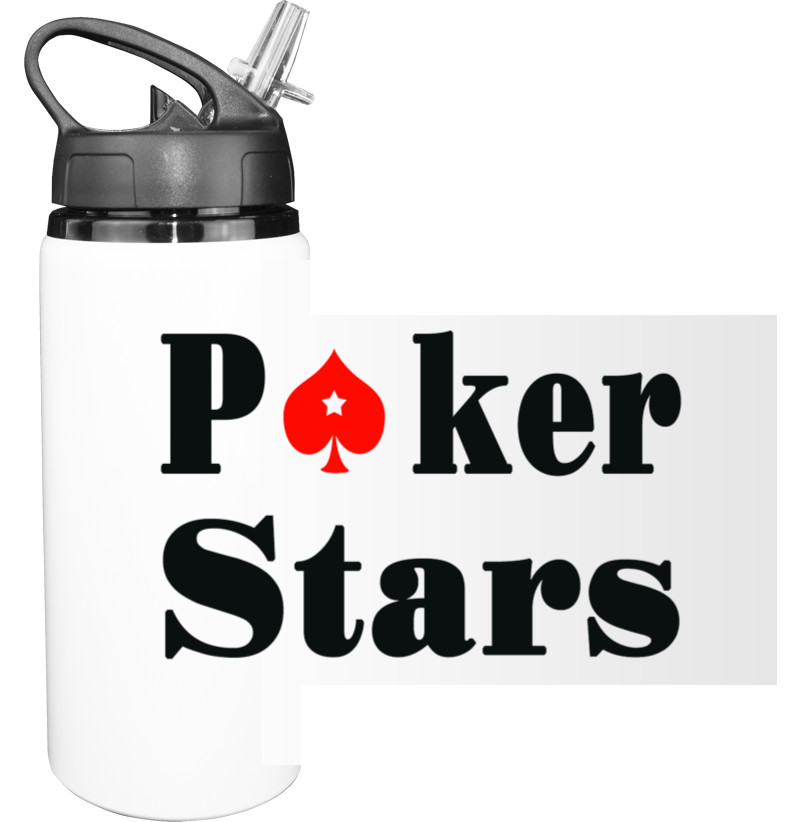 Бутылка для воды - Poker stars - Mfest