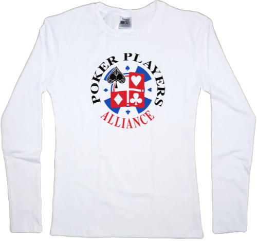 Women's Longsleeve Shirt - poker players - Mfest