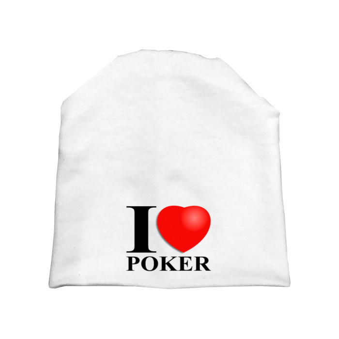 Покер - Hat - I love poker - Mfest