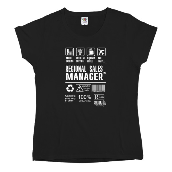 Women's T-shirt Fruit of the loom - Manager 1 - Mfest