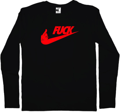 Men's Longsleeve Shirt - Fuck - Mfest