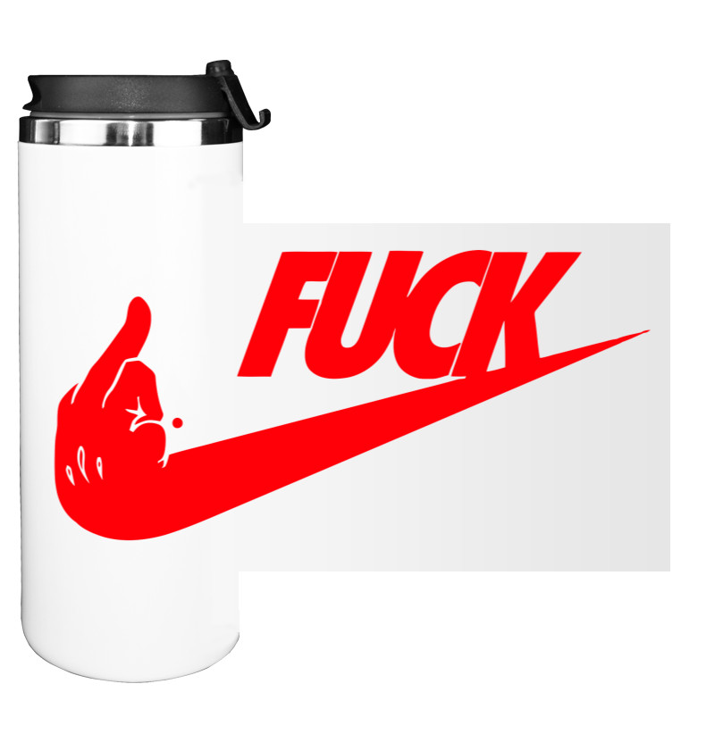 Water Bottle on Tumbler - Fuck - Mfest