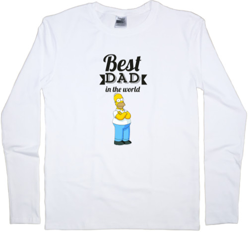 Men's Longsleeve Shirt - Best dad - Mfest