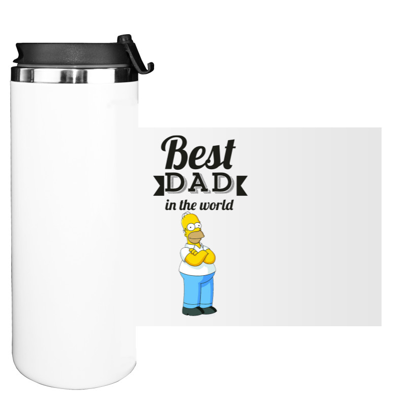 Water Bottle on Tumbler - Best dad - Mfest