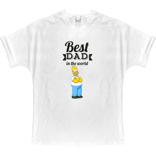 T-shirt Oversize - Best dad - Mfest