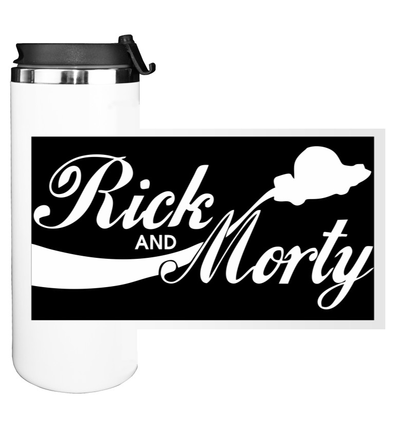 Water Bottle on Tumbler - Rick and Morty art 6 - Mfest