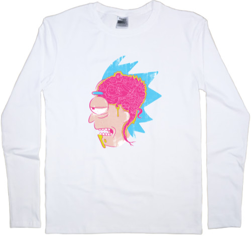 Kids' Longsleeve Shirt - Rick and Morty art 3 - Mfest