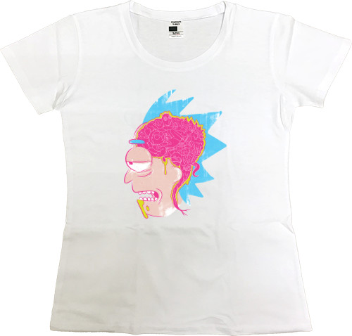 Women's Premium T-Shirt - Rick and Morty art 3 - Mfest