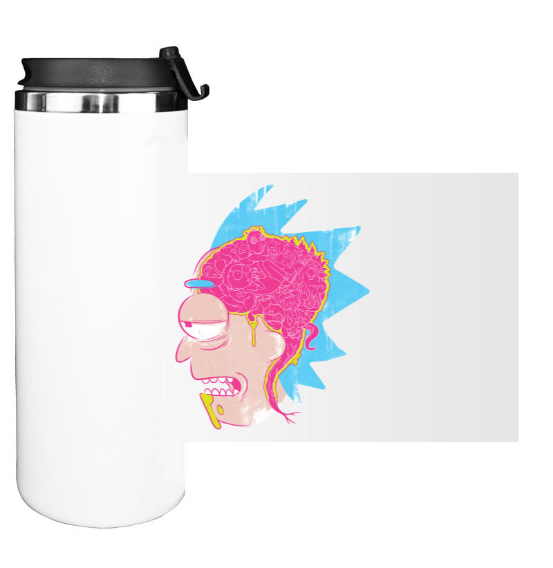 Water Bottle on Tumbler - Rick and Morty art 3 - Mfest