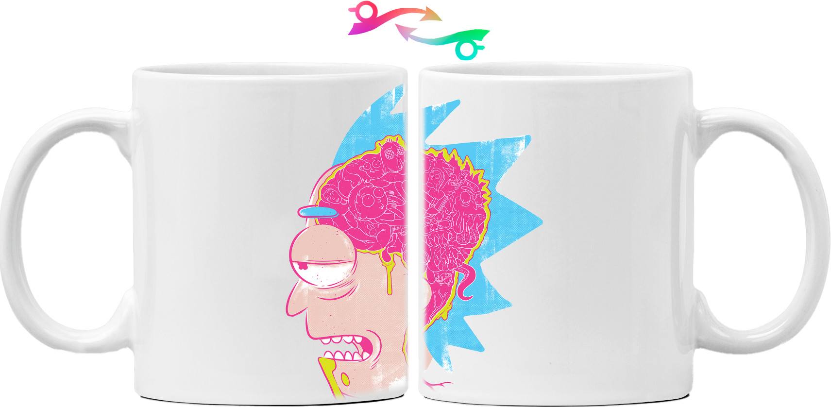 Рик и Морти - Mug - Rick and Morty art 3 - Mfest