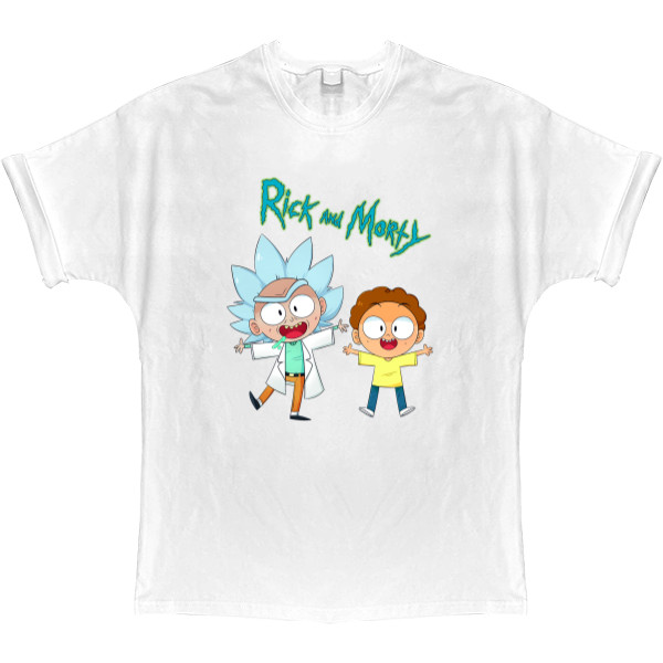 Рик и Морти - T-shirt Oversize - Rick and Morty 4 - Mfest