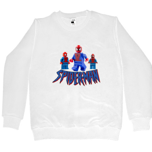 Men’s Premium Sweatshirt - Lego superheroes spiderman - Mfest