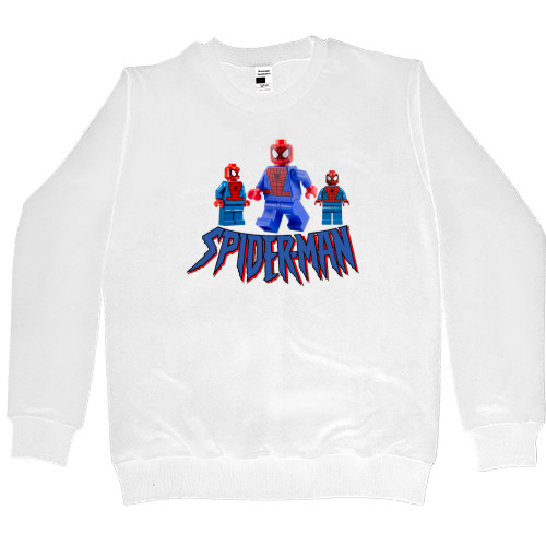 Women's Premium Sweatshirt - Lego superheroes spiderman - Mfest