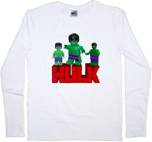 Kids' Longsleeve Shirt - Lego superheroes hulk - Mfest