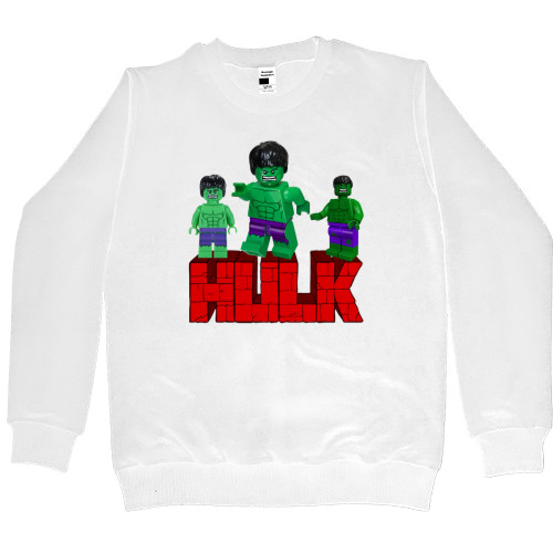 Women's Premium Sweatshirt - Lego superheroes hulk - Mfest