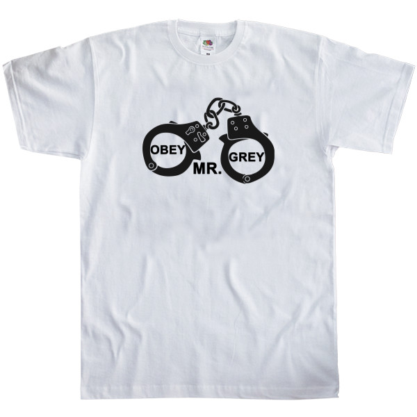 Men's T-Shirt Fruit of the loom - Obey Mr. Grey 3 - Mfest