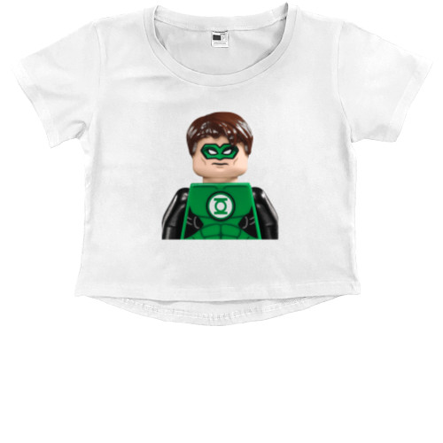 Kids' Premium Cropped T-Shirt - Lego superheroes 1 - Mfest