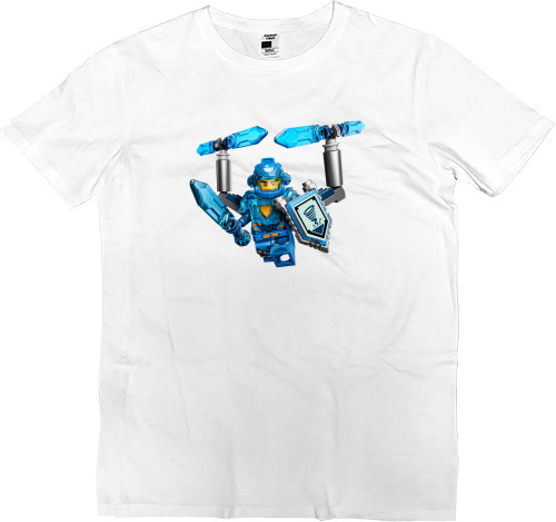 Men’s Premium T-Shirt - Lego nexo knights clay - Mfest