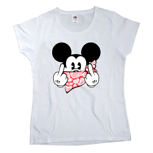 Women's T-shirt Fruit of the loom - Mickey Mouse 4 - Mfest