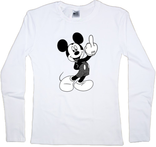 Women's Longsleeve Shirt - Mickey Mouse 1 - Mfest