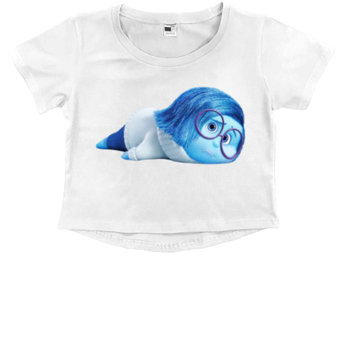 Kids' Premium Cropped T-Shirt - Головоломка Печаль 3 - Mfest